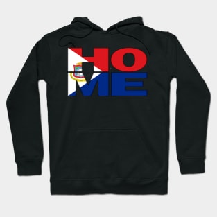 St Maarten Collections Flag Spelling HOME - Soca Mode Hoodie